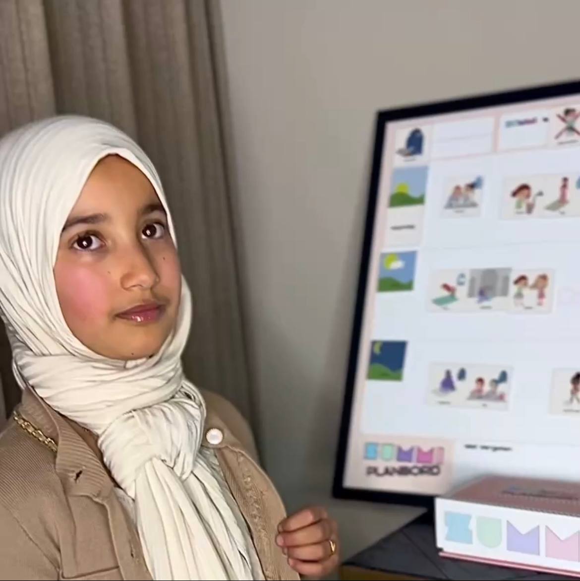 Educatief Planbord Meisjes + 82 Magneetjes